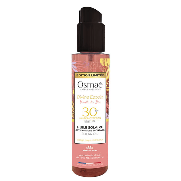 Huile solaire SPF30 Divine Escale Vanille des îles 150ml 4