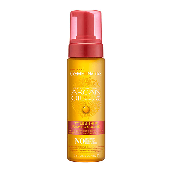 Creme of nature, Argan, Mousse Style and Shine sans sulfate, 207ml 2