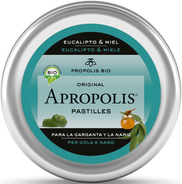 Lemonpharma Apropolis Pastillas Miel y Eucalipto Bio 40 gr
