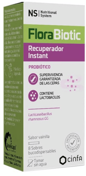 Nutritional System Oro 5 X Flora Biotic Instant 8 Sobres - Imagen 4