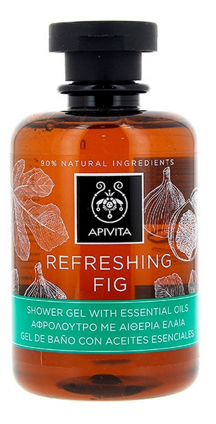 Apivita Refreshing Fig Gel De Baño Con Aceites Esenciales 250ml