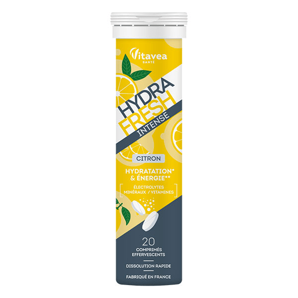 HydraFresh Intense Citron Formule complète 20 comprimés effervescents 3