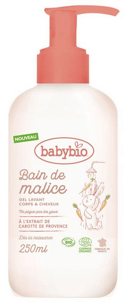 Babybio Gel de Baño Pelo y Cuerpo 250 ml