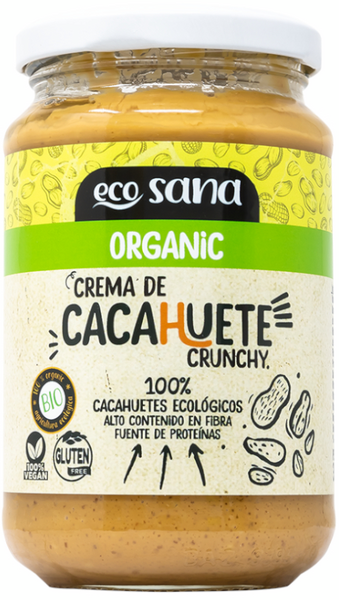 Ecosana Crema De Cacahuete Crunchy Bio 350g