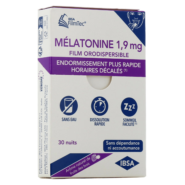 FilmTec® Mélatonine 1,9 mg FilmTec® Film orodispersible x30 4
