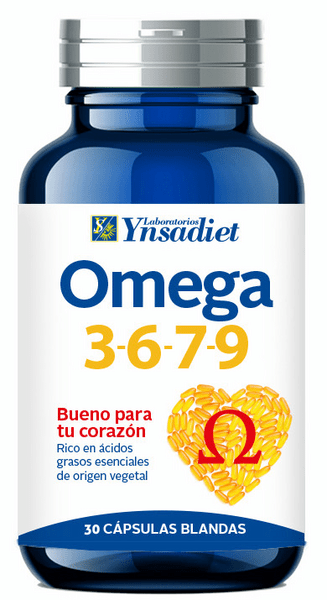 Ynsadiet Omega 3/6/7/9 30 Cápsulas Blandas