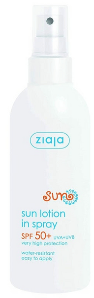 Ziaja Protector Solar Hidratante En Spray Spf50 Sun 170Ml