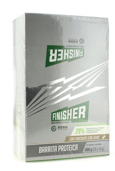 Finisher Barrita Proteica Chocolate con Leche 20 uds