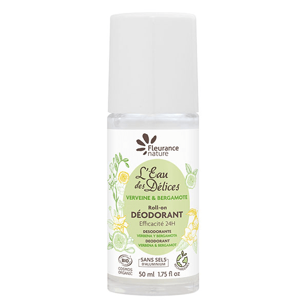 - Déodorant à l'eau des délices verveine et bergamotte Bio - Flacon roll-on 50 ml 2
