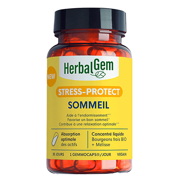 Gemmocaps® Stress-Protect sommeil Aide à avoir bon sommeil 30Capsules