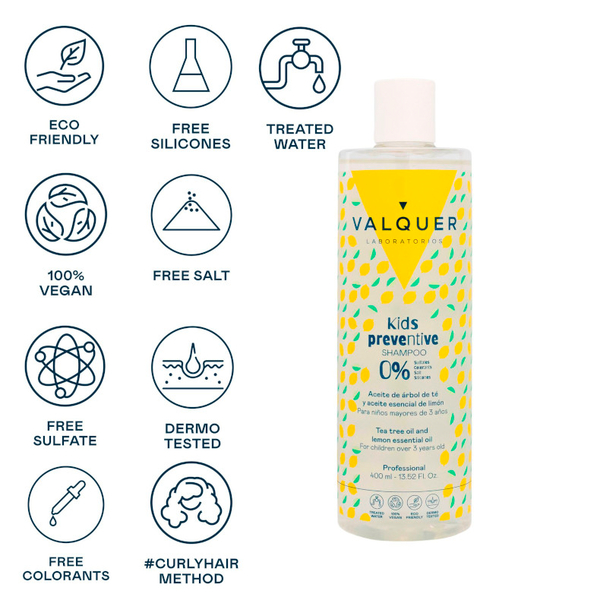 Valquer Laboratorios Champú Preventivo Infantil 400 Ml