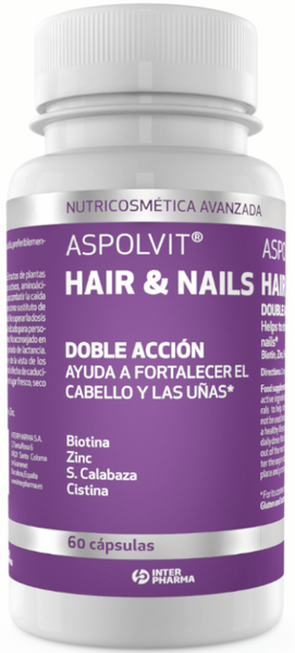 Aspolvit Hair &Amp; Nails 60 Cápsulas