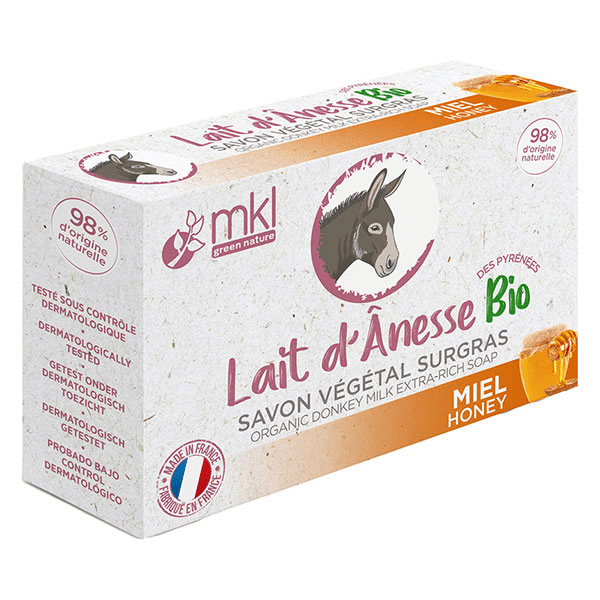 MKL Savon Lait d'Ânesse Savon Végétal Miel 100g 4