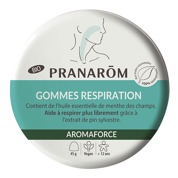Pranarôm Aromaforce gommes respiration Bio 3