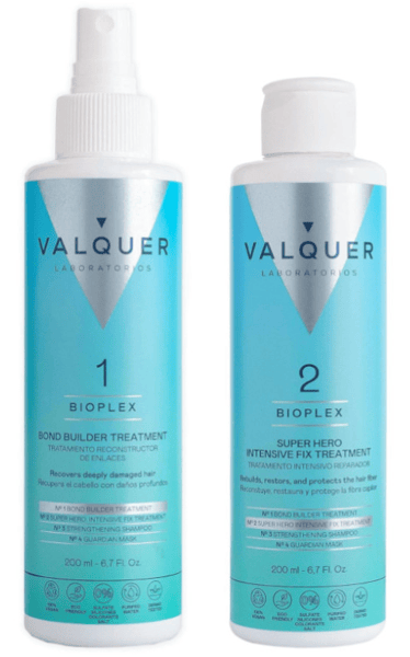 Valquer Bioplex Nº1 y Nº2 Tratamiento Reconstructor 200 ml + Reparador 200 ml