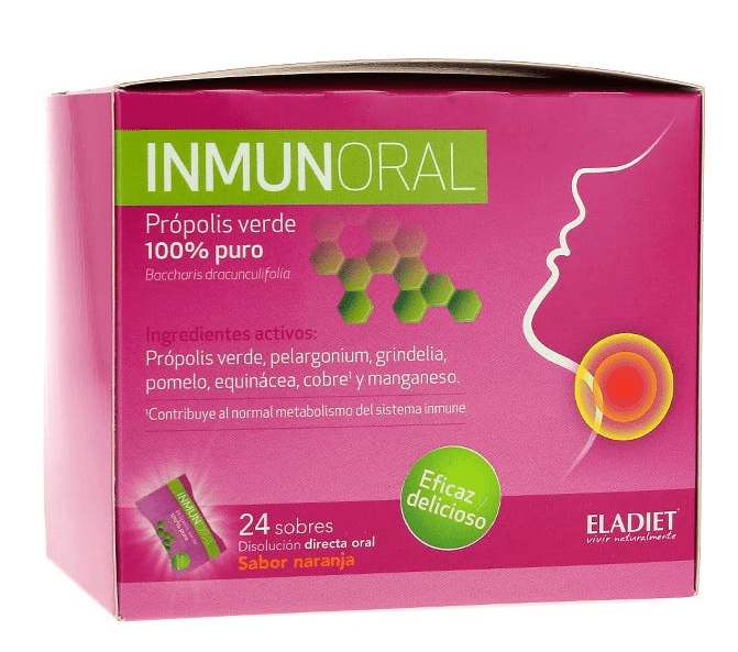 Eladiet Inmunoral 24 Sobres Sabor Naranja