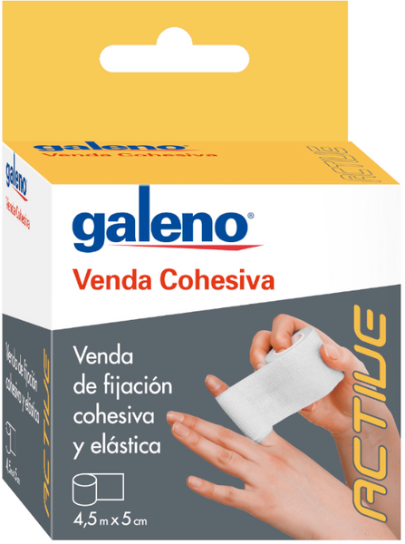 Galeno Active Venda Cohesiva Blanca 4,5m X 5cm