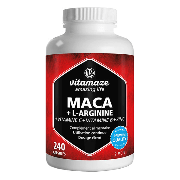 Maca + L-Arginine 240 capsules 4