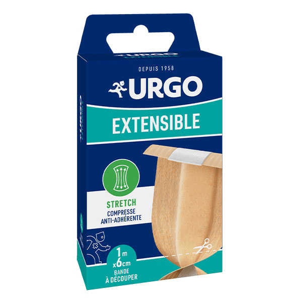 Premiers Soins Extensible Compresse Anti-Adhérente Bande à Découper 6cm x 1m 4