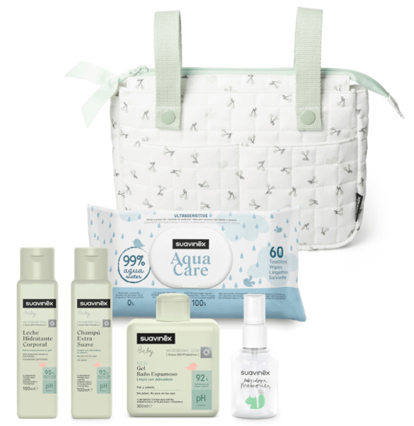 Suavinex Birdies Bolso Panera para Carrito Verde 5 Productos