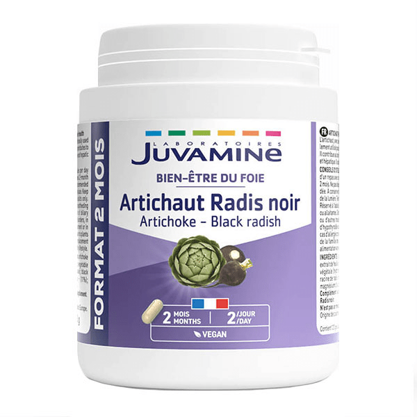 ARTICHAUT RADIS NOIR Format 2 mois 120 gélules végétales 2