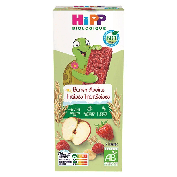 Barres Avoine Fraises Framboises 5x20g 2