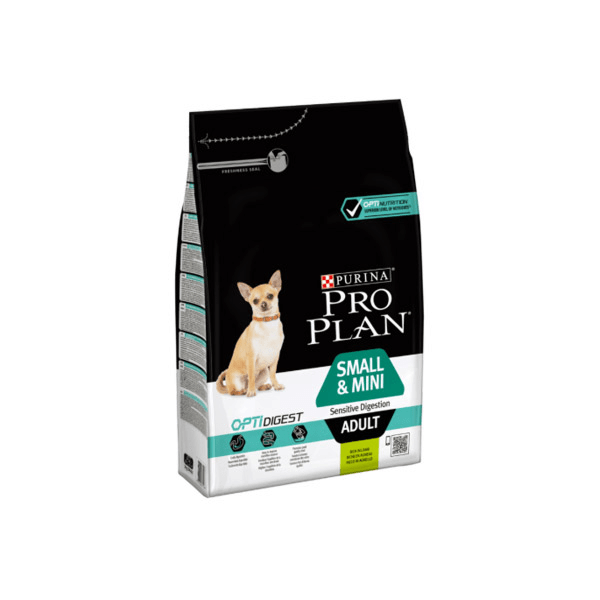 Comparer les prix de PRO PLAN Sensitive Digestion Small & Mini Adult à la Agneau- Croquettes pour chien-