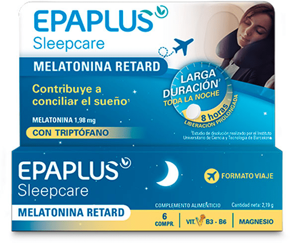 Epaplus Sleepcare Retard Viaje 6 Comprimidos
