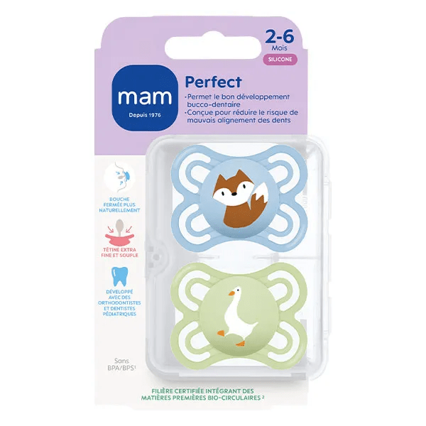 Sucette Perfect 2-6 mois Silicone X2 3