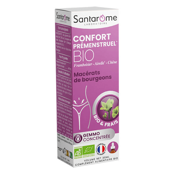 Santarome- Confort Pré-Menstruel Bio - troubles prémenstruels - Flacon 30ml 3