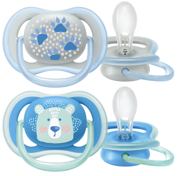 Avent Ultra Air Chupetes 6-18m 2 Uds Azules