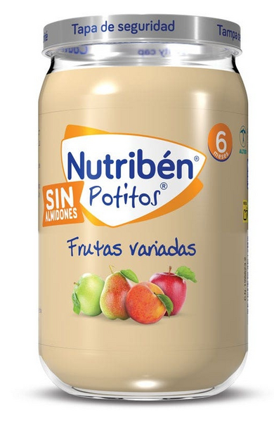 Nutribén Potito Frutas Variadas +6m 235g