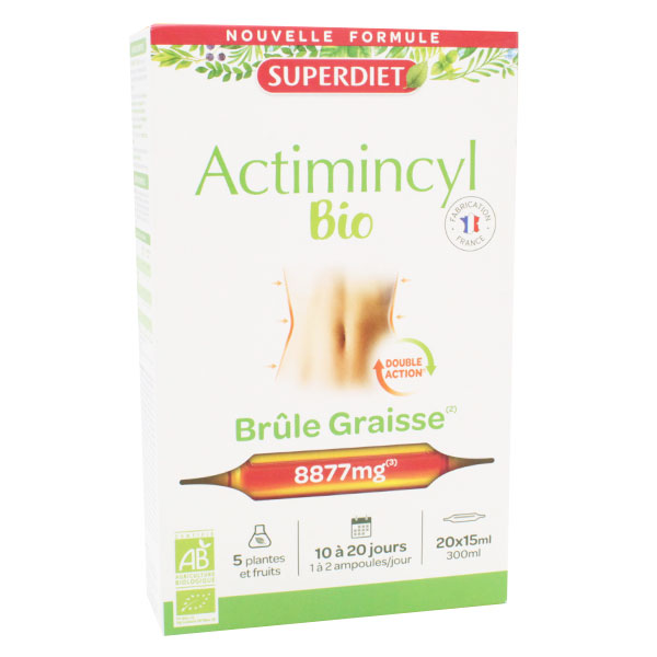 Actimincyl Bio Brûle Graisse 20 ampoules