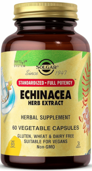 Solgar Equinácea Extracto 60 Cápsulas Vegetales