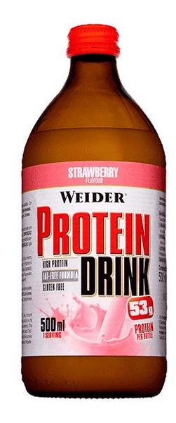 Weider Bebida de Proteínas Sabor Fresa 500 ml