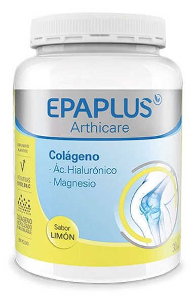 Epaplus Arthicare Colágeno + Ácido Hialurónico + Magnesio Sabor Limón 332g