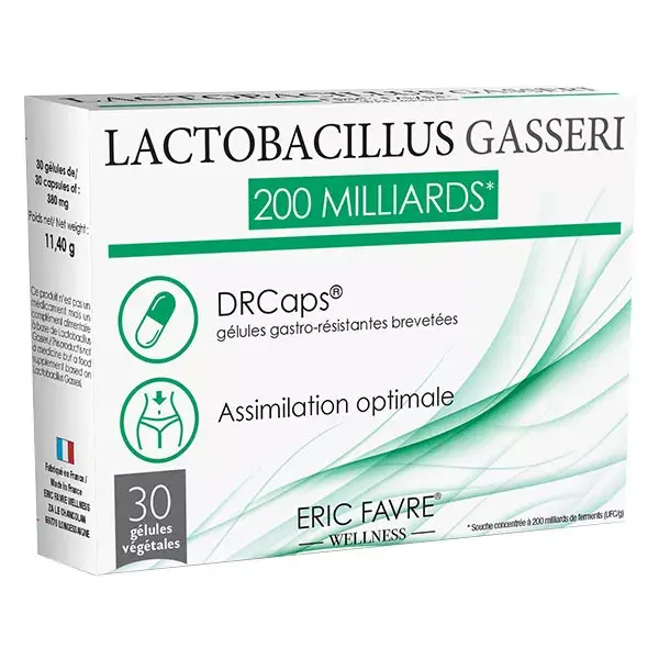 Eric Favre Well-Being Lactobacillus Gasseri 200 Billion 30 vegetable capsules