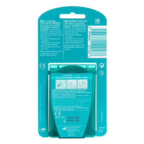 Compeed Toes Blister Box of 8