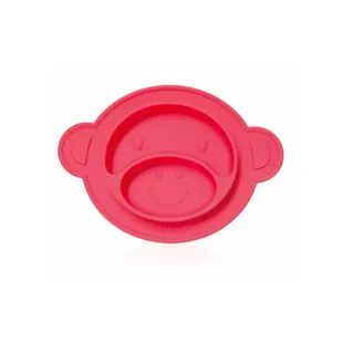 Nuby Piatto Anti Scivolo Silicone Scimmia Blu +9m