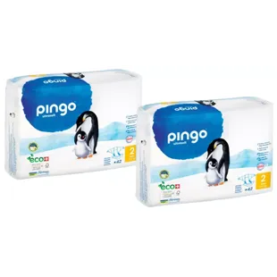 Pingo Mini Fraldas Ecológicas T2 (3-6 kg) 2x42 unidades
