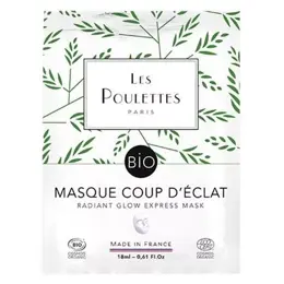 Les Poulettes Paris - Masque Coup d'éclat certifié BIO - 18 ml