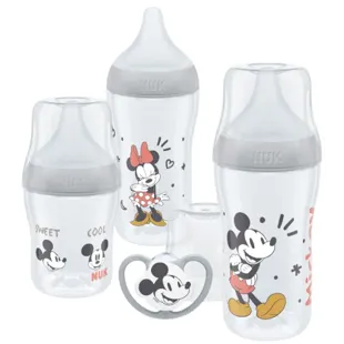 Nuk Perfect Match Starter Set of Mickey Mouse Baby Bottles and Pacifier 4 units