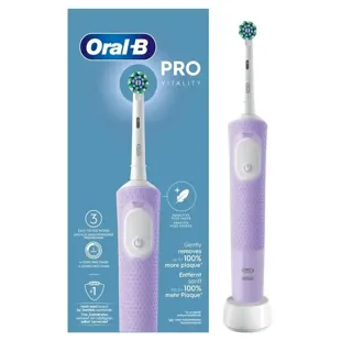 Oral-B Vitality Pro Electric Toothbrush Purple + 1 Replacement Head