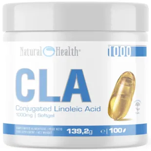 CLA 1000 mg, 100 gélules, santé naturelle