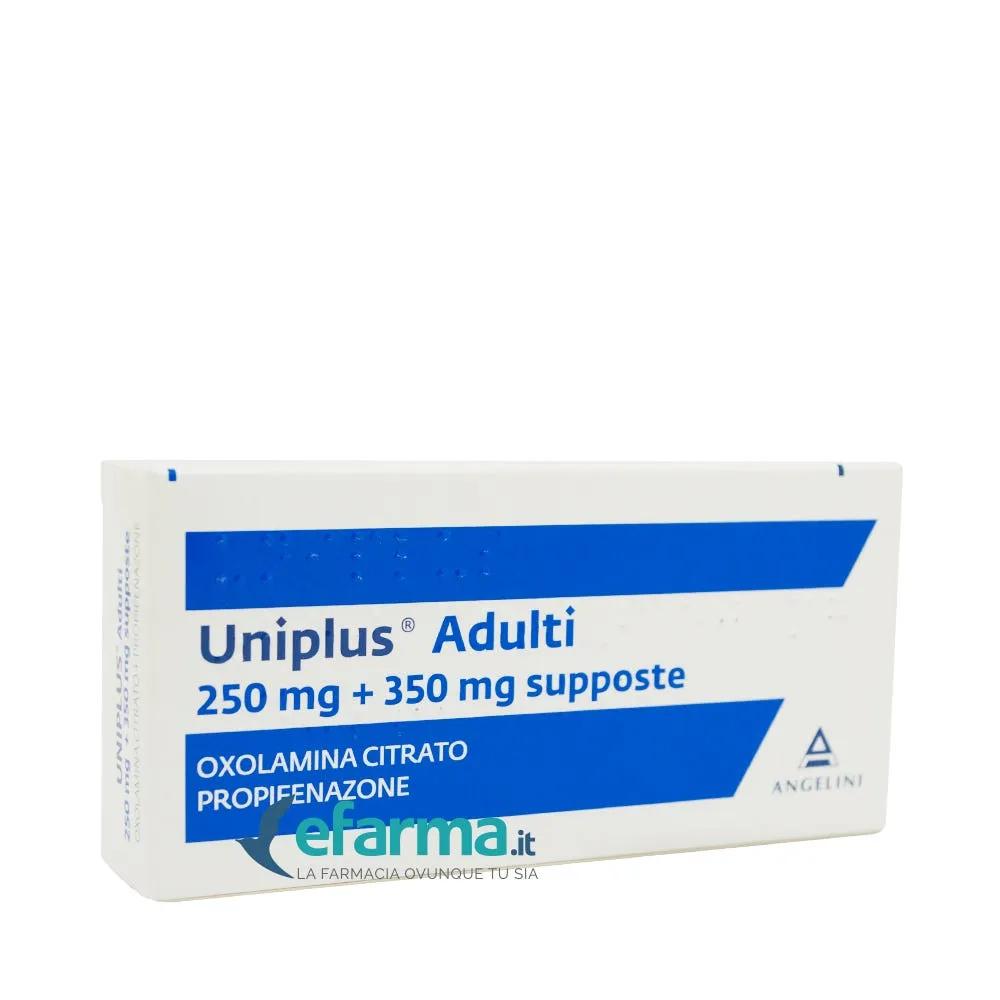 Uniplus Adulti 250mg+350mg Propifenazone 10 Supposte