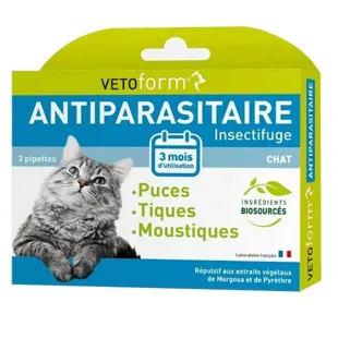 Vetoform Antiparassitario Gatto 3 pipette