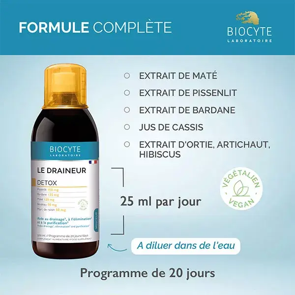 Biocyte Le Draineur Minceur Detox 500ml