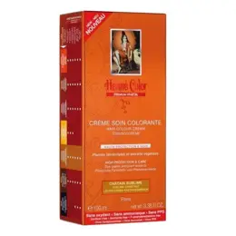 Henne Color Crème Soin Colorante Chatain Lumineux 100ml