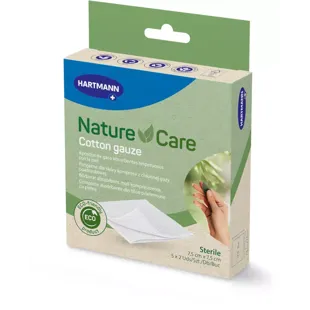 Nature&amp;Care Gaze de Algodão 7,5 cm x 7,5 cm 5x2 Unidades