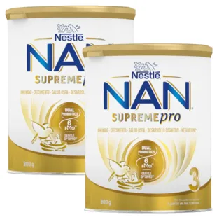 Nestlé Leite de Crescimento Nan Supreme Pro 3 2x800 gr